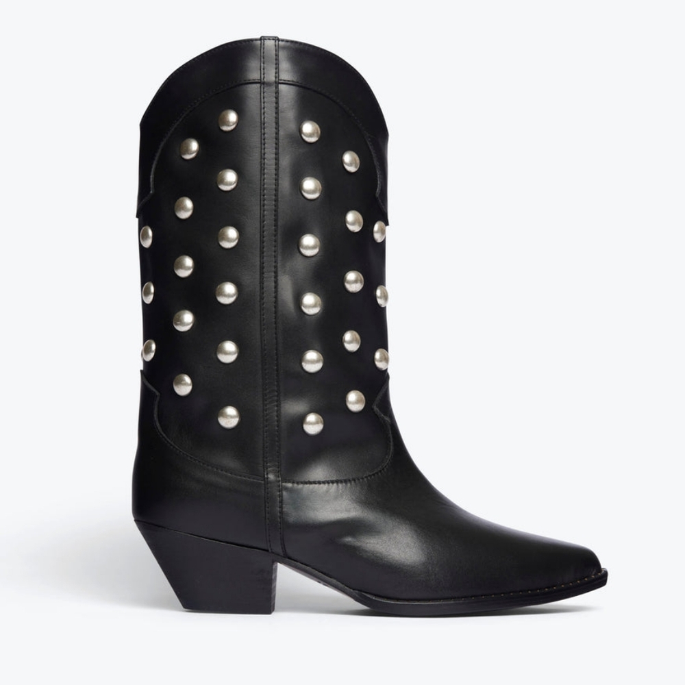 NIB Freda Salvador Loretta Studded Western Boots 8 PRICE FIRM - Picture 2 of 2